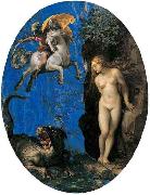 GIuseppe Cesari Called Cavaliere arpino Perseus Rescuing Andromeda oil painting